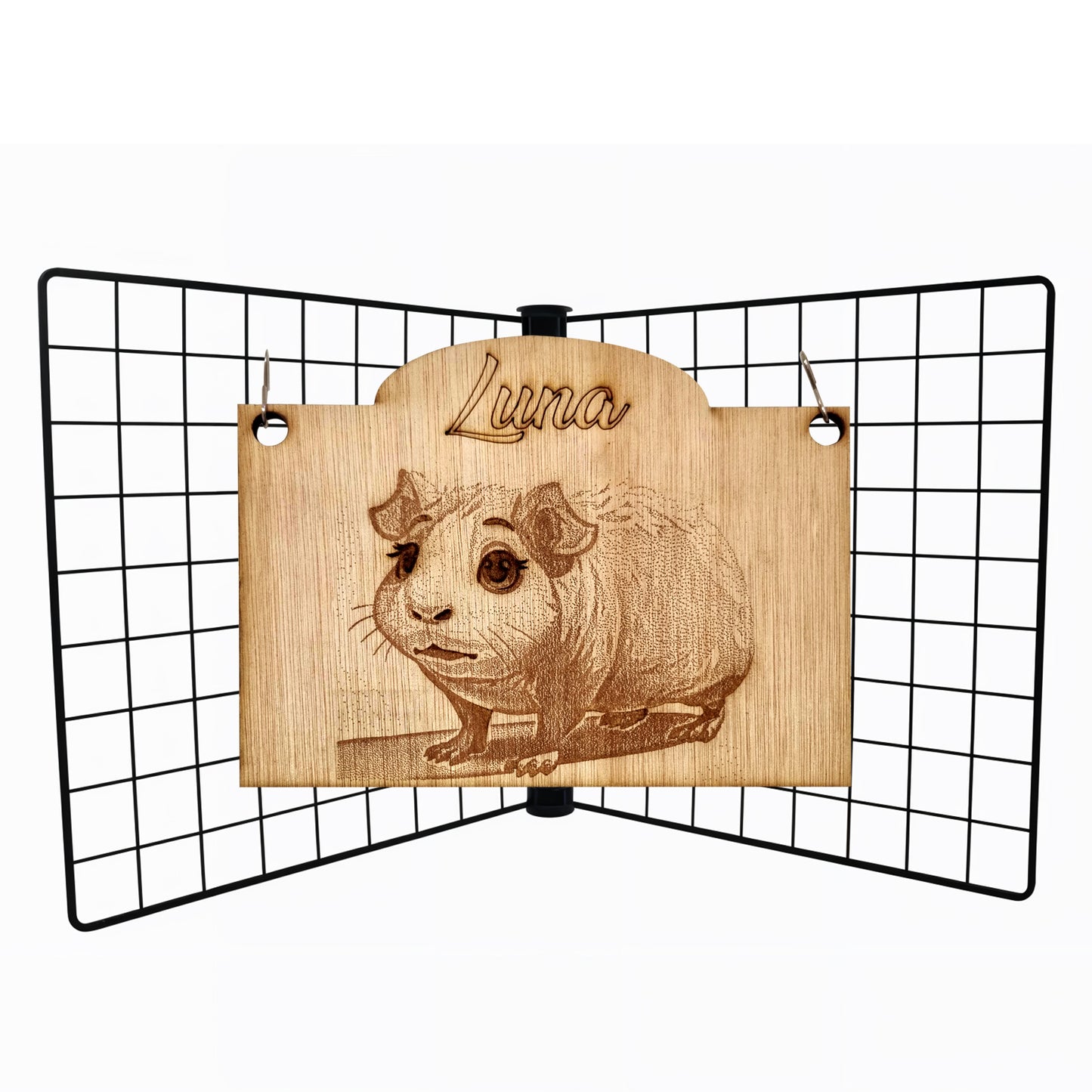 Personalised Guinea Pig Cage Name Tag