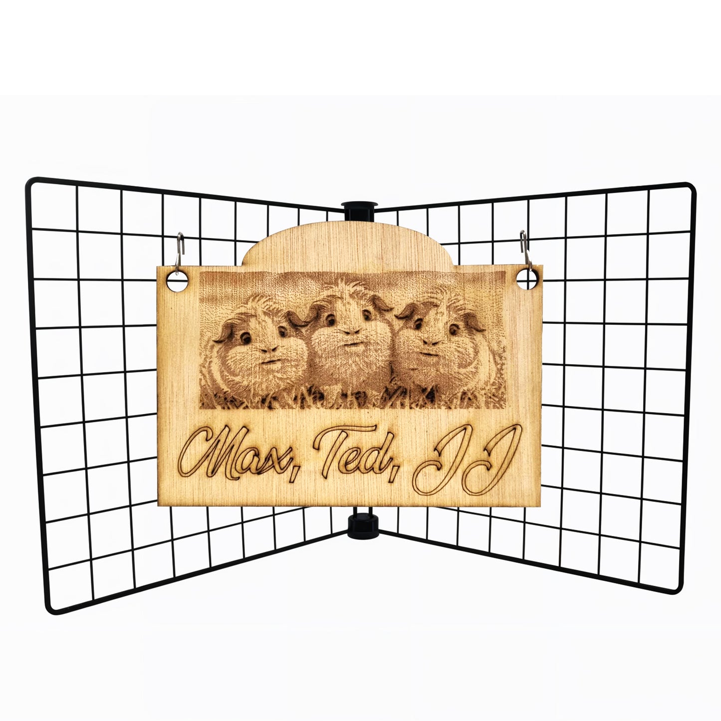 Personalised Guinea Pig Cage Name Tag