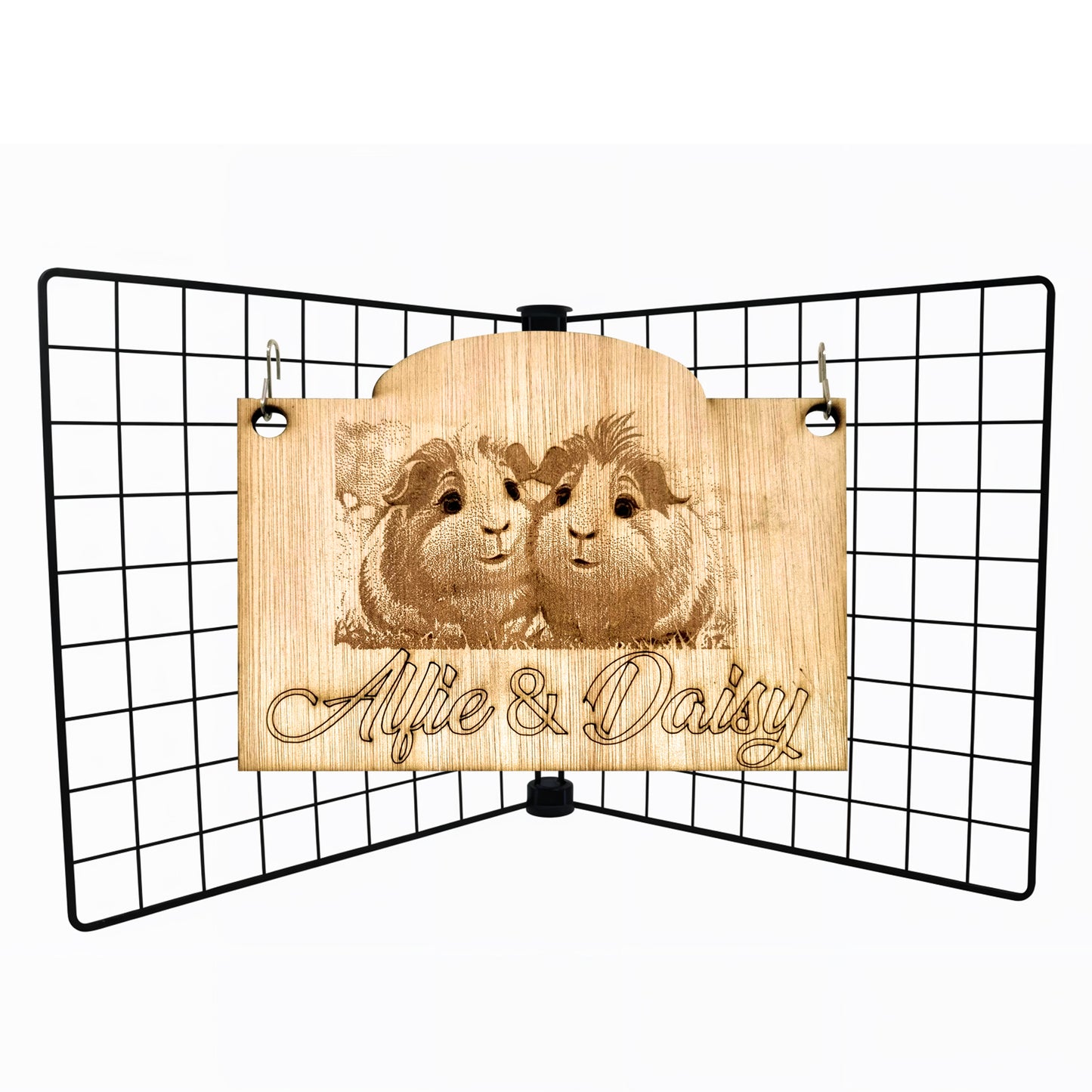Personalised Guinea Pig Cage Name Tag