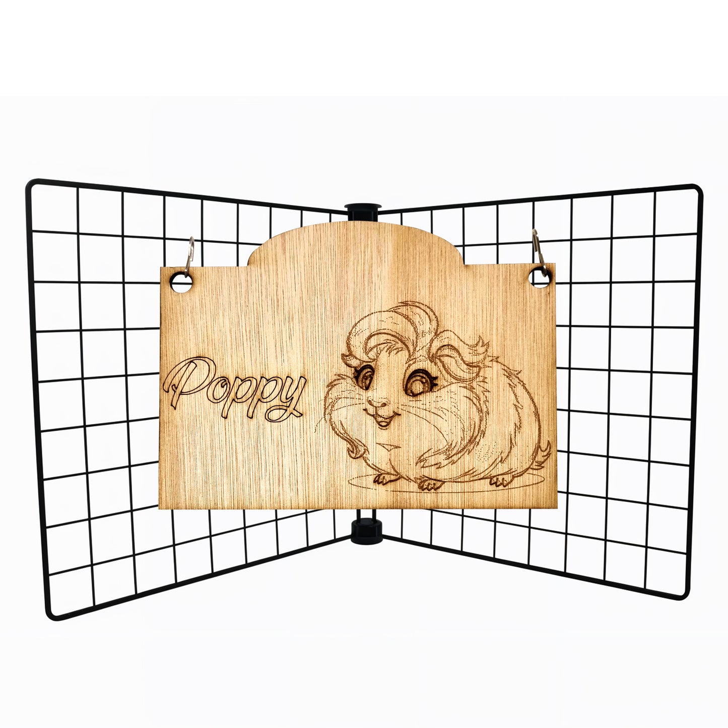 Personalised Guinea Pig Cage Name Tag