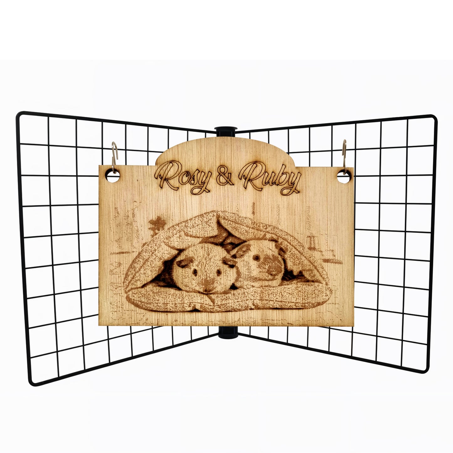 Personalised Guinea Pig Cage Name Tag