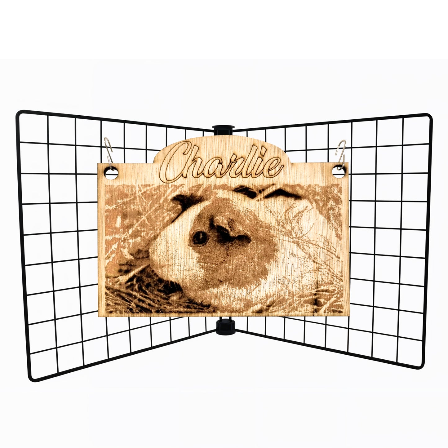 Personalised Guinea Pig Cage Name Tag