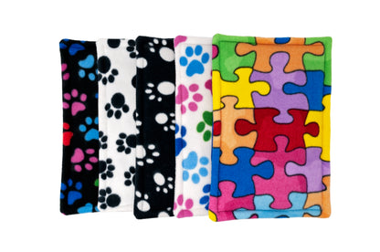 6x Mixed colours pee pads size 23cm x 30cm