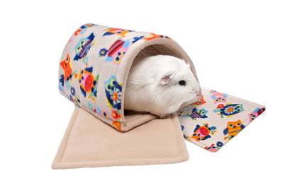 Guinea Pig And Small Animal Fleece Tunnel.
