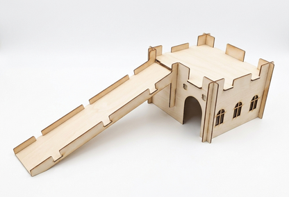 Medium Wooden House, Castle For Guinea Pig And Small Animals