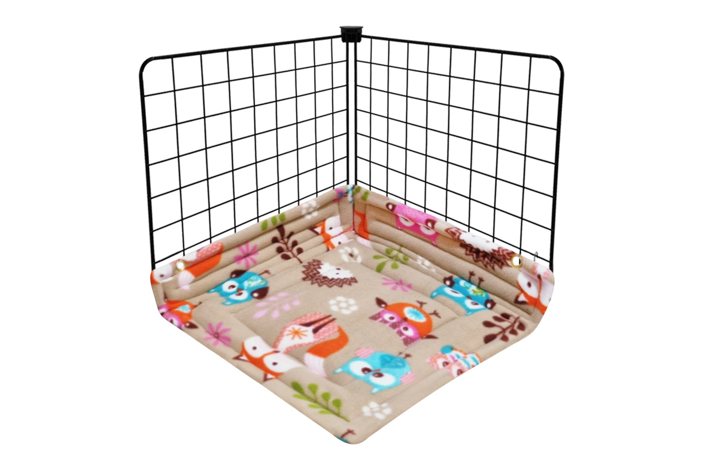 Guinea Pig And Small Animal Fleece Corner Liner, Bed.