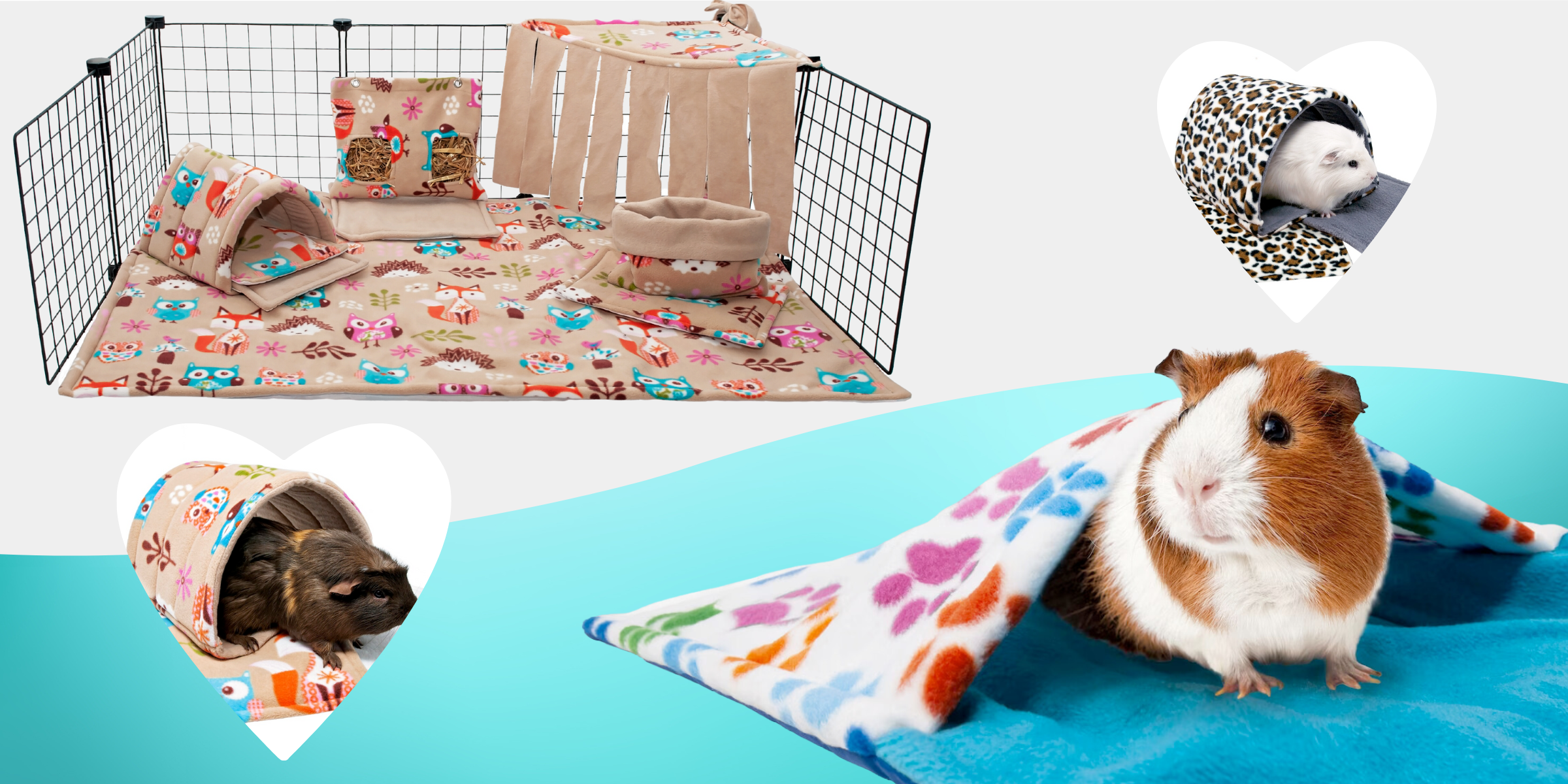 Guinea pig fleece hot sale accessories
