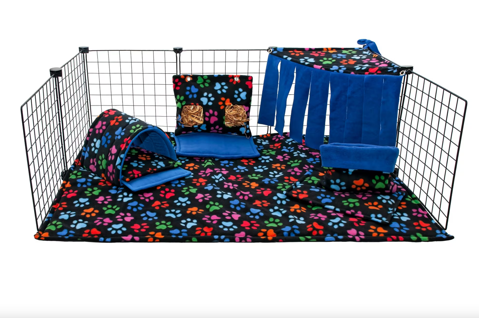 Guinea Pig C C And Ferplast Cage Fleece Liner Full Set