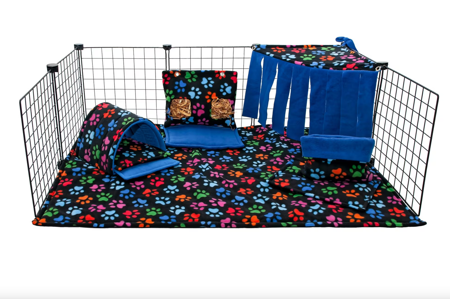 Guinea Pig C&C And Ferplast Cage Fleece Liner Full Set