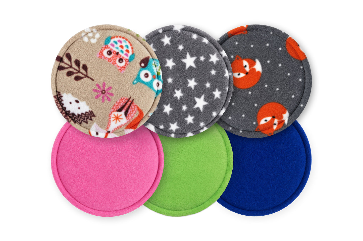 Round Fleece Pads for Guinea Pigs & Small Animals cuddle cup