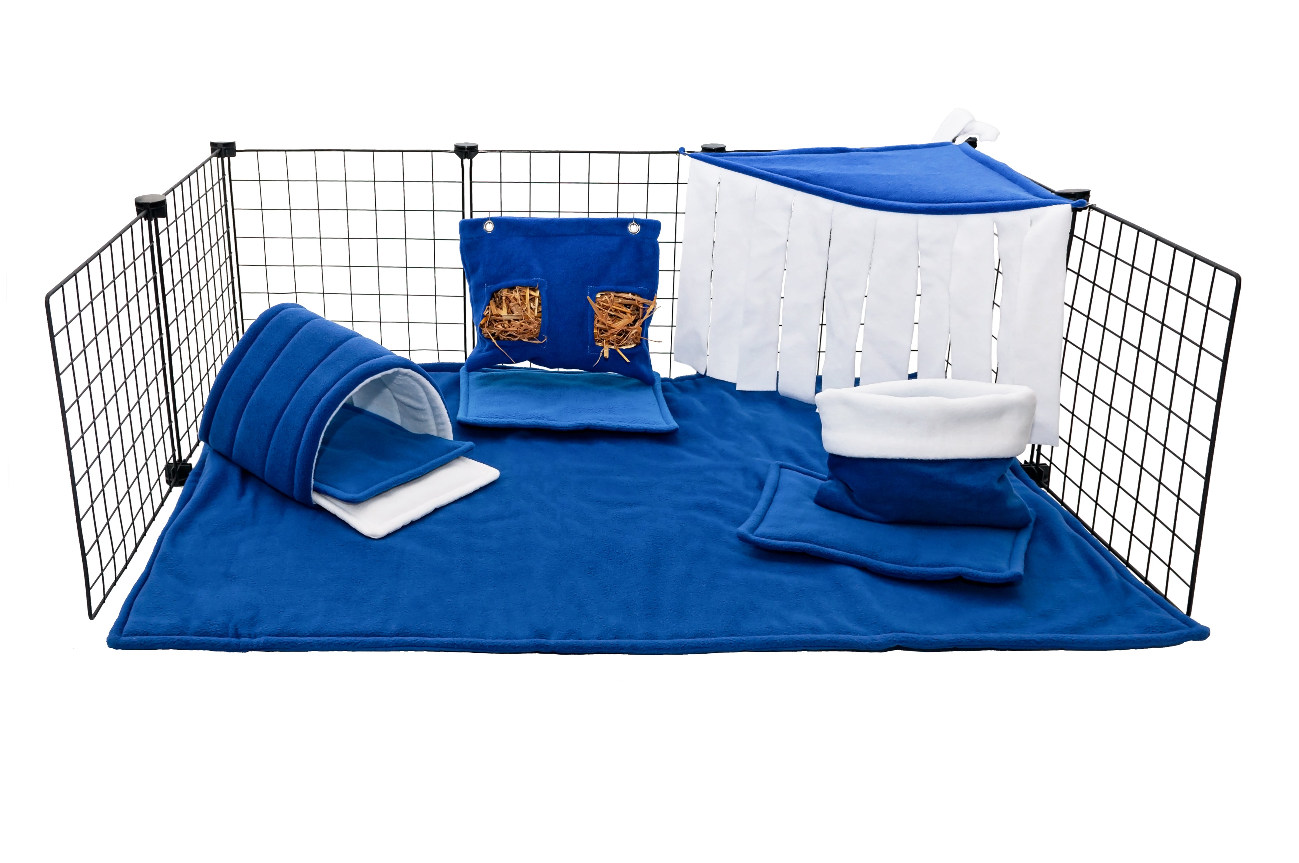 Guinea Pig C C And Ferplast Cage Fleece Liner Full Set