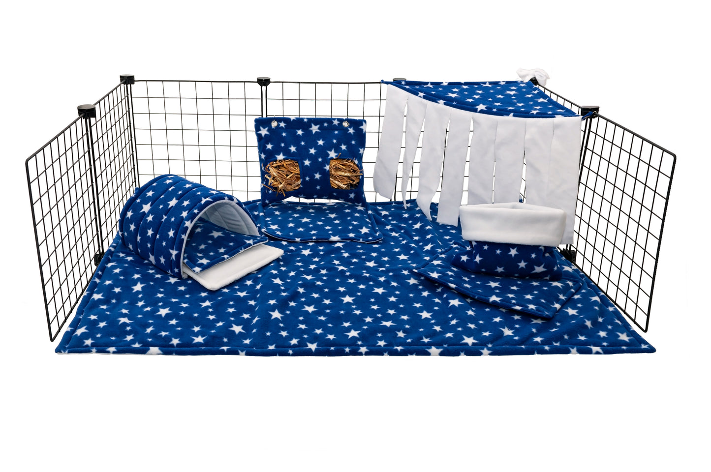 Guinea Pig C&C And Ferplast Cage Fleece Liner Full Set