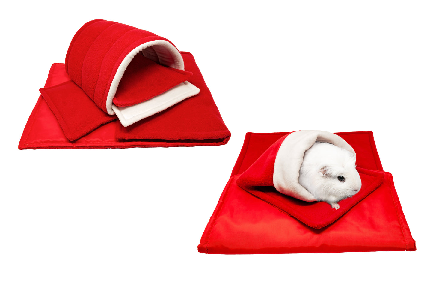 Set With 1 Liner, Fleece Cage Liner For Guinea Pigs And Small Animals