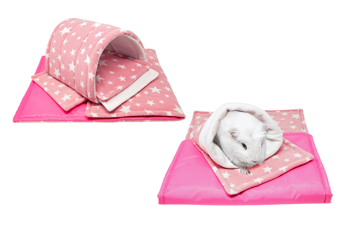 Set With 1 Liner, Fleece Cage Liner For Guinea Pigs And Small Animals