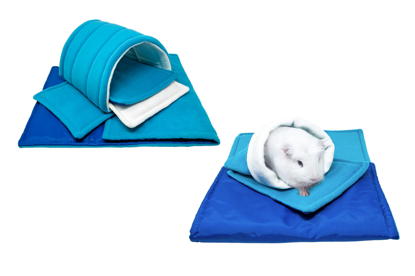 Set With 1 Liner, Fleece Cage Liner For Guinea Pigs And Small Animals