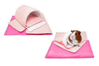 Set With 1 Liner, Fleece Cage Liner For Guinea Pigs And Small Animals