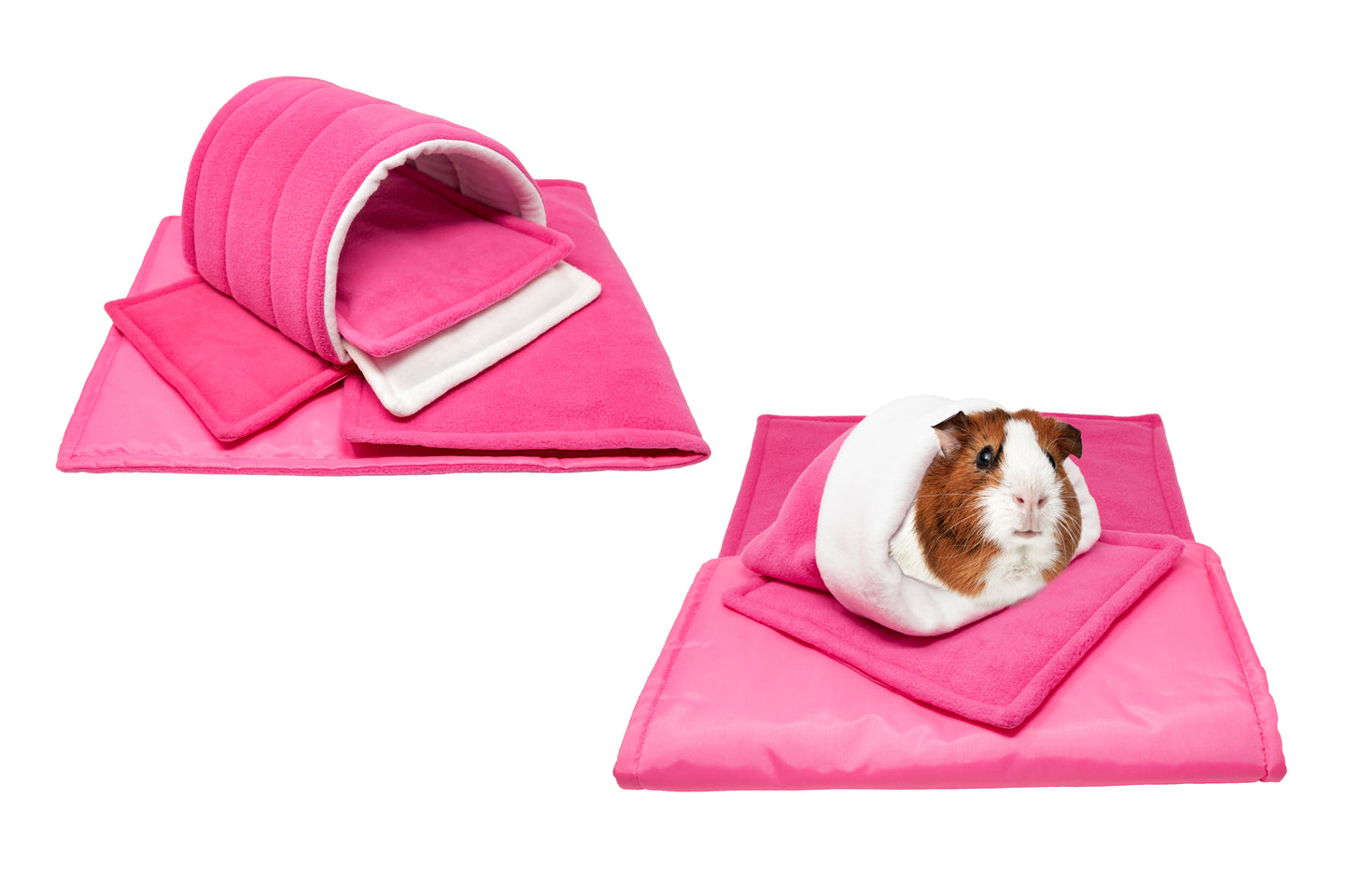 Set With 1 Liner, Fleece Cage Liner For Guinea Pigs And Small Animals