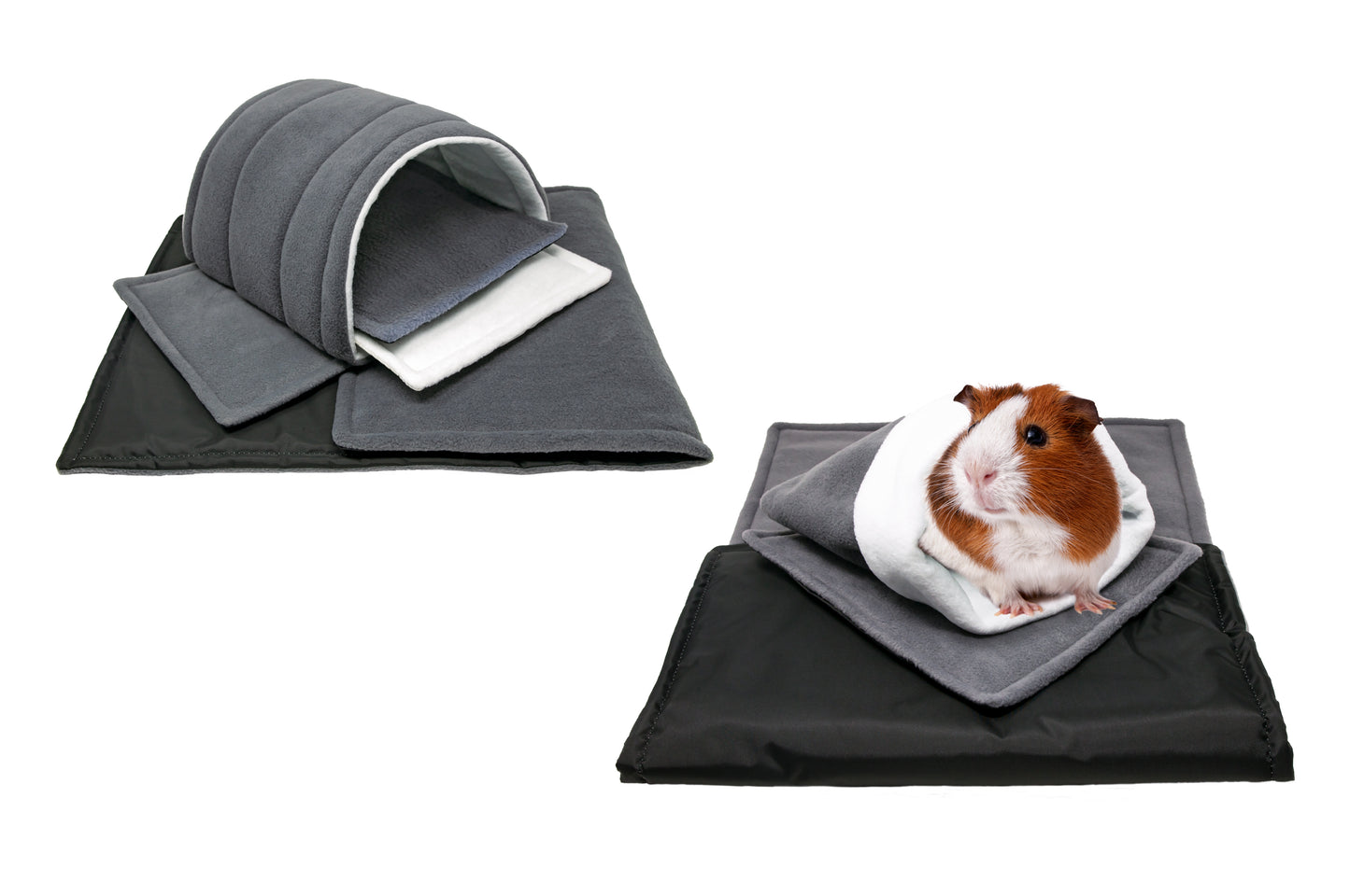 Set With 1 Liner, Fleece Cage Liner For Guinea Pigs And Small Animals